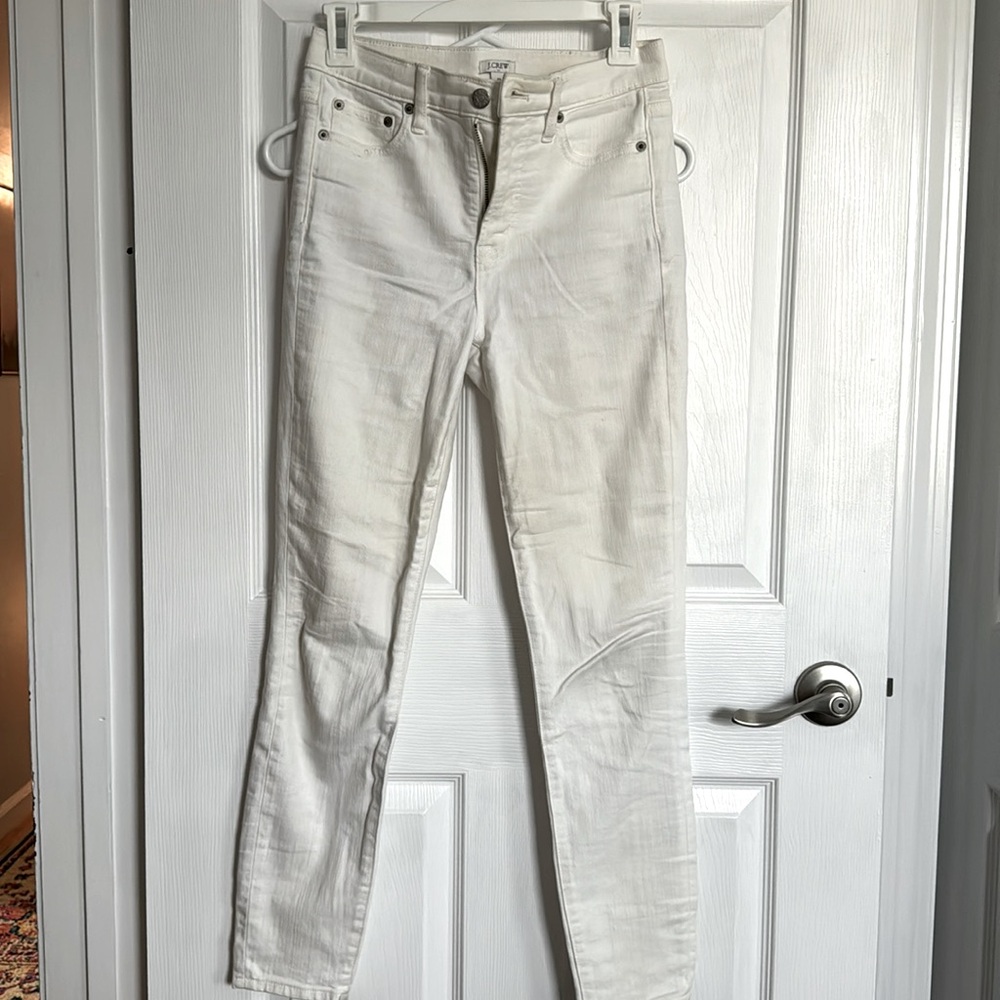 Jcrew white jeans